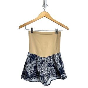 A Pea in the pod Maternity Shorts‎ Womens Navy/White Size Medium